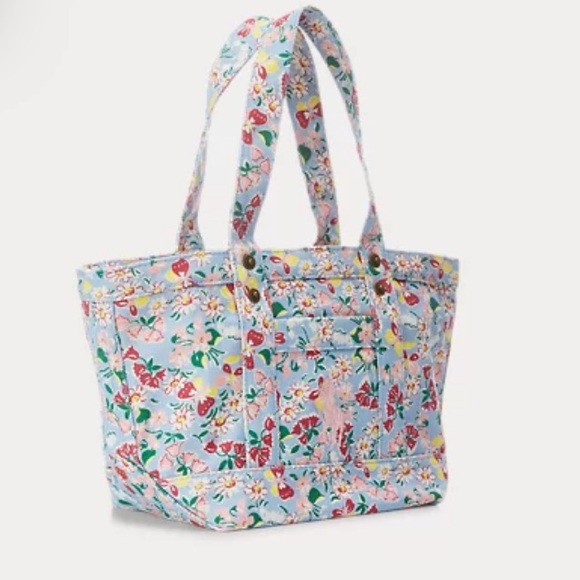 Polo Ralph Lauren Floral Small Tote NWT - Picture 2 of 9